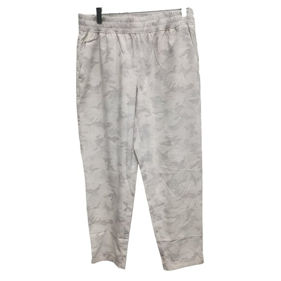 GapFit Womens Runaround Pants Size Medium Gray Camo Activewear Sports - Picture 1 of 8